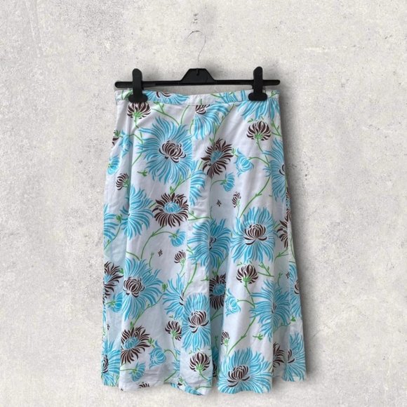 Y2K Animal Cotton Skirt, Size 8 - Picture 3 of 3